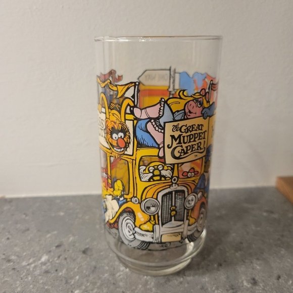 The Muppets Other - Vintage Mcdonald’s 1981 The Great Muppet Caper Happiness Hotel Glass